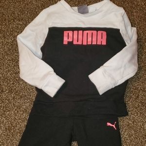Puma 2t sweatshirt and pants